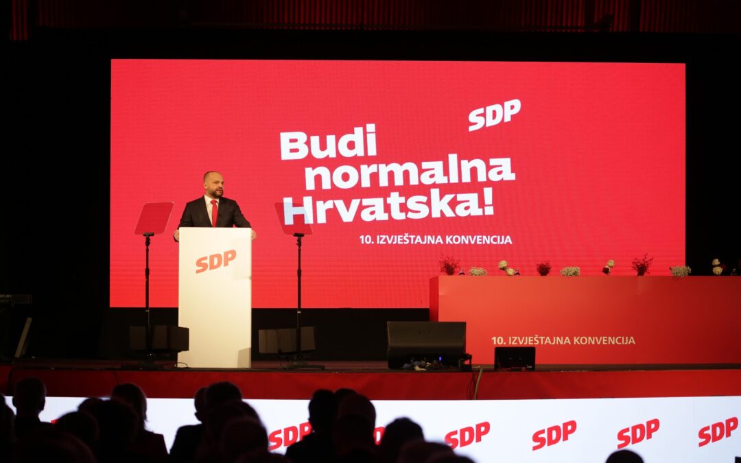 VIDEO: Vešligaj na 10. Konvenciji SDP-a: „Hrvatska ima alternativu i može biti normalna“