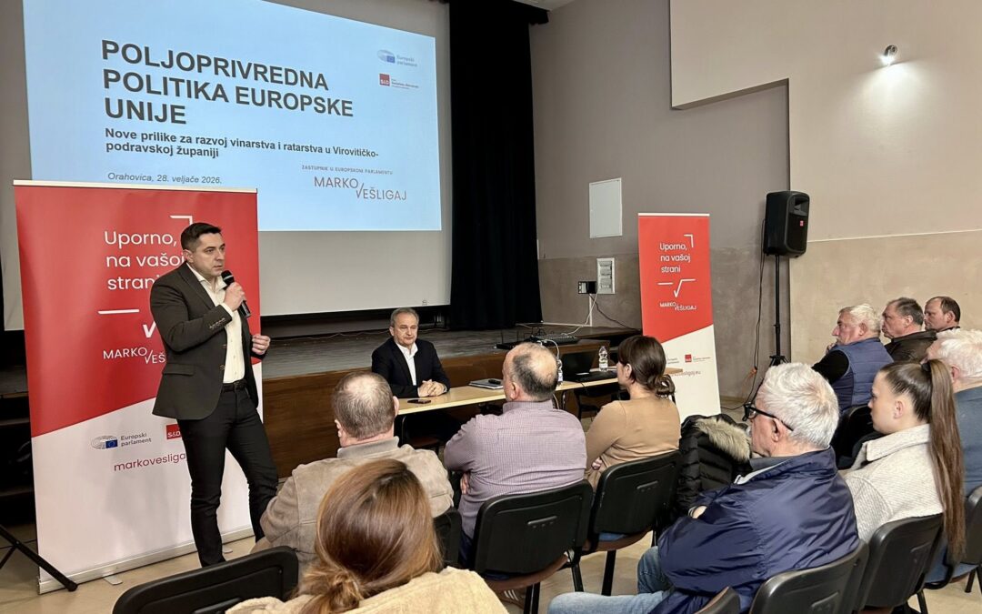 Vešligaj u Orahovici s poljoprivrednicima: “Novu ZPP moramo graditi na stvarnim iskustvima ljudi na terenu”